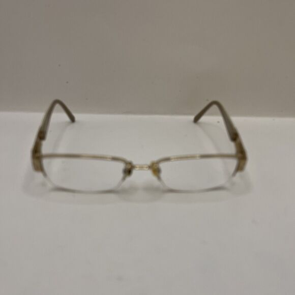 Elle Eyeglasses EL1877 Half Rim Color - GP Gold Brown Frames Only 49-18-130 - Picture 1 of 6